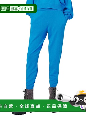 自营 Diane von Furstenberg Delano羊毛和羊绒混纺长裤-孔雀 美