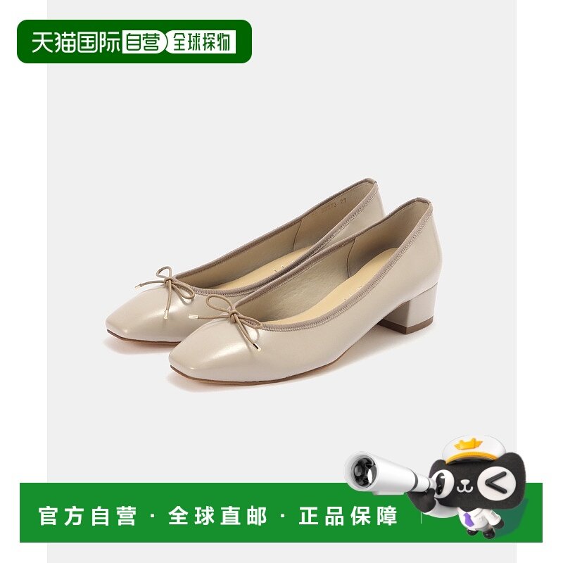 1h可退 日本直邮Le Talon 女士 3.5cm方头芭蕾鞋 防水设计 步行舒