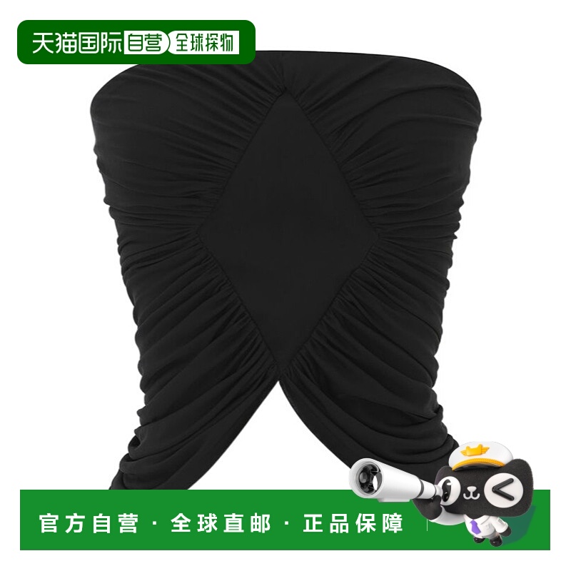 香港直邮Saint Laurent 褶饰紧身胸衣 737174Y5G98性感
