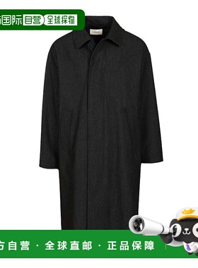 香港直邮LEMAIRE 男士大衣 CO1145LF1319MU200 AW2025 黑色