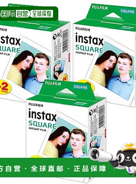 日本直邮[3/60张一套]富士胶片 闪照 instax SQUARE WW2