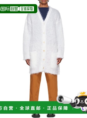 香港直邮Marni 徽标马海毛针织开衫 CDMG0072A0UFU120