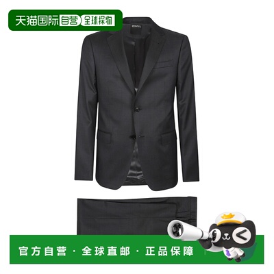 香港直邮Zegna 长袖西装套装 322709A3281CGA