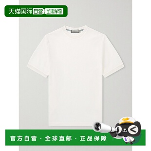 1h可退 香港直邮Canali 康钠丽 男士 棉质凸纹布T恤 MJ02439T0931