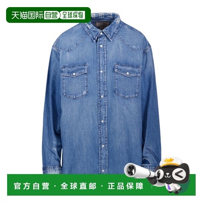 1h可退 香港直邮polo ralph lauren 24FW 长袖牛仔衬衫 Women