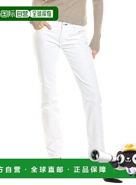 自营 rag & bone Piper 亮白色低腰直筒牛仔裤 - 白色 美国奥莱直