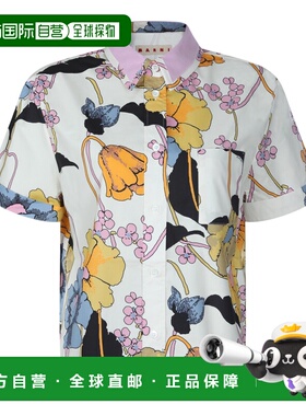 香港直邮潮奢 Marni 玛尼 女士 印花羈扣襯衫 CAMA0669QSUTC581