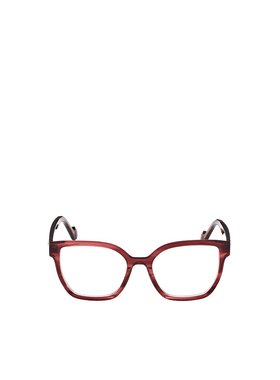 MONCLER 女士眼镜 ML5155074 SS2024 红色 矩形平光镜