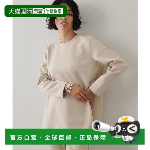 1h可退 日本直邮Whim Gazette 女装 长袖立体剪裁拉伸性针织罩衫