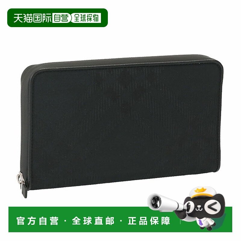 日本直邮BURBERRY “MS ZIP WALLET LG NJ2/大格纹提花拉链钱包”