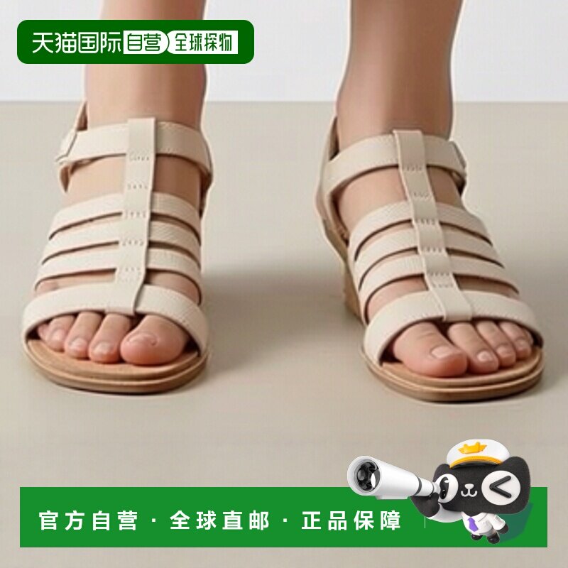 1h可退 【美国直邮】clarks 女士 凉鞋坡跟鞋罗马鞋图片