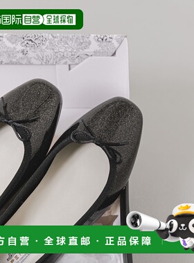 1h可退 日本直邮TEMPERATE 女装 细腻亮片编织 方头芭蕾鞋 LWA3EM