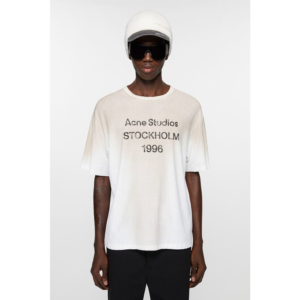 欧洲直邮Acne Studios/艾克妮1996系列字母Logo印花T恤明星同款图片
