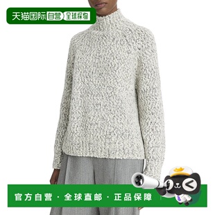 白色 Marl纹理高领羊毛和羊绒混纺毛衣 美国奥莱 Tonal 自营Vince