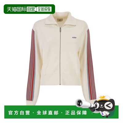 香港直邮AUTRY 女士夹克 JAPW028W SS2026 白色 Viscose sweatshi