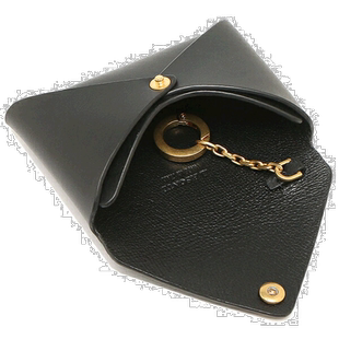 日本直邮IL BISONTE 卡包 钥匙包 零钱包男女款 SCC098 PV0039 BK