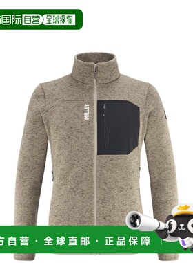 自营欧洲直邮Millet觅乐 CHAMONIX KNIT 男士针织抓绒衣 米色