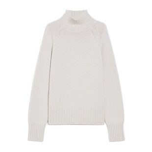 MAX MARA 女士针织毛衣 9366074306001 CO 白色 羊毛和羊绒高领衫