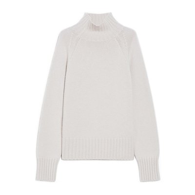 MAX MARA 女士针织毛衣 9366074306001 CO 白色 羊毛和羊绒高领衫