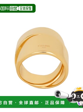 1h可退 香港直邮CELINE 女士戒指 461ND6BRA35OR SS2026 金色 For