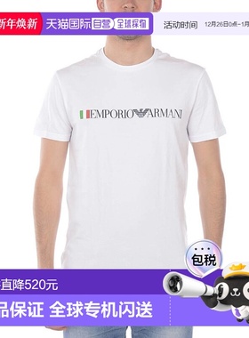 香港直邮Emporio Armani logo贴花T恤 1108539P510短袖阿玛尼