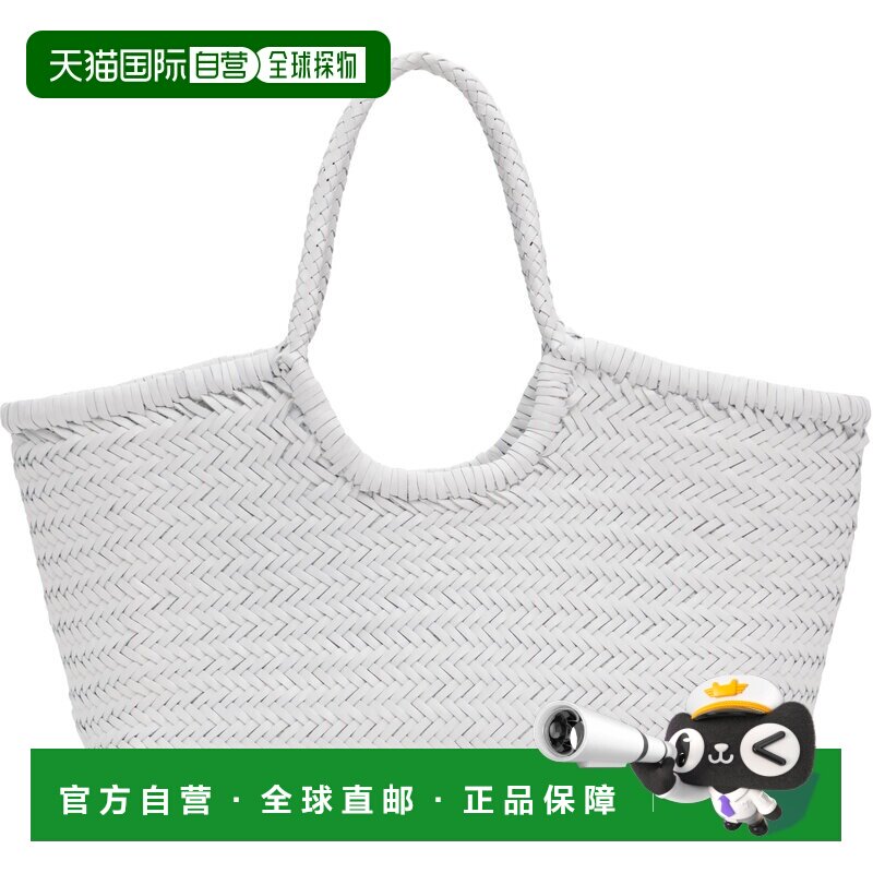 香港直邮DRAGON DIFFUSION 女士 白色大号 Nantucket 手提包 8822 - 实物图