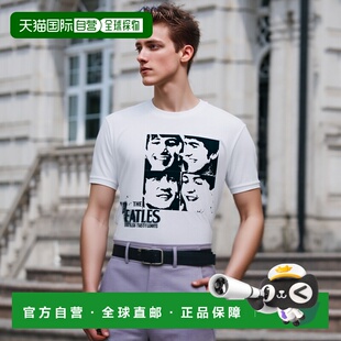 1h可退 日本直邮The Beatles 经典横断步道印花男女同款短袖T恤