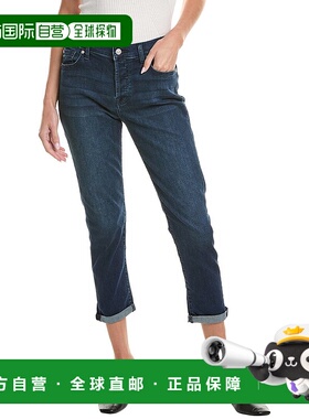 自营 7 For All Mankind Josefina Hazel 女性男友牛仔裤 - 蓝色