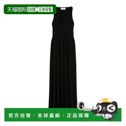 1h可退 香港直邮SPORTMAX 女士连衣裙 612621E17 SS2026 黑色 Pan
