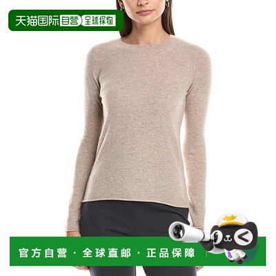 自营InCashmere Crewneck Cashmere Sweater - tan 美国奥莱直发