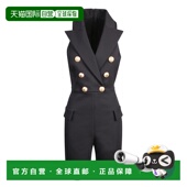 香港直邮Balmain 巴尔曼 女士 1h可退 弹性粒面连体裤 AF1PT040CC