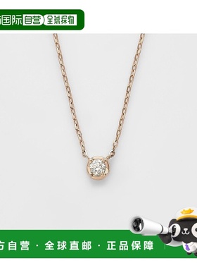 日本直邮日潮 agete 阿卡朵WEB限定K10 钻石项链0.03克拉