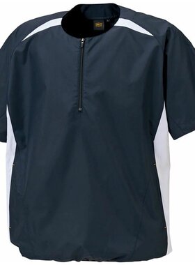 日本直邮ZETT 短袖半拉链毛衣 BOV535H-2911A高档舒适 时尚百搭