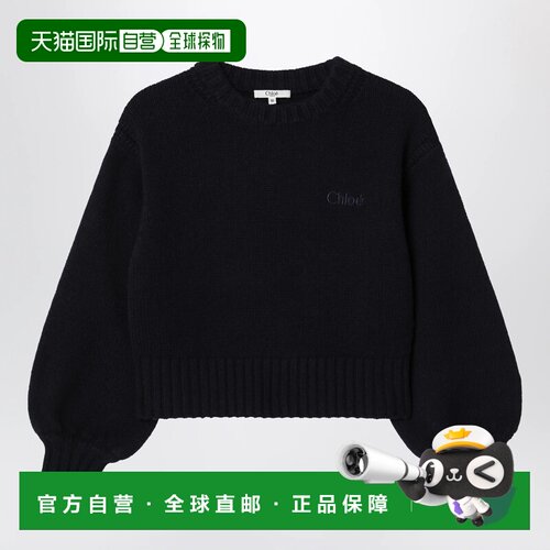 香港直邮CHLOÉ 女士针织衫 C21292WO859 AW2026 黑支付后1h可退