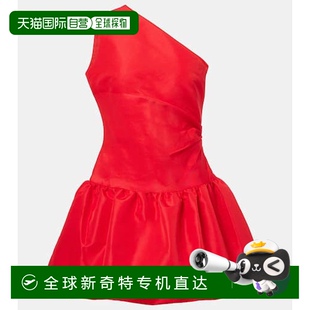 red红色 1h可退 不对称膨起迷你连衣裙 香港直邮Patou 舒适 女士