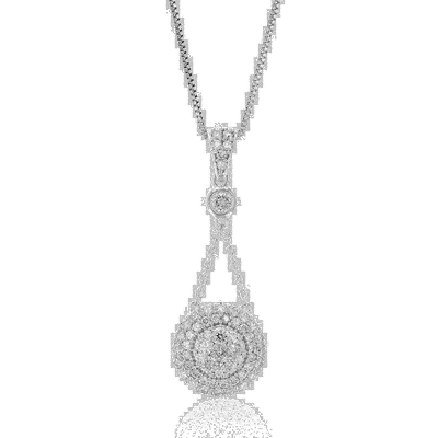 自营vir jewels3/4 克拉实验室培育钻石吊坠项链 .925 纯银 2/5