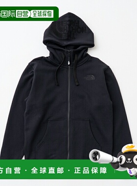日本直邮THE NORTH FACE 后视图全拉链连帽衫L 码黑色 2 (KK)NT12