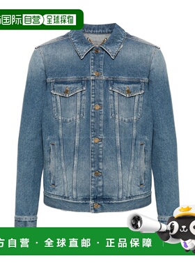 1h可退 香港直邮GOLDEN GOOSE 男士 logo贴片牛仔外套 GMP00284P0