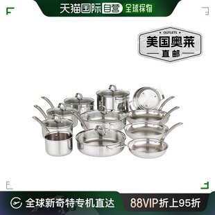 空心锻造 直发 件炊具套装 层 银色 Viking 美国奥莱