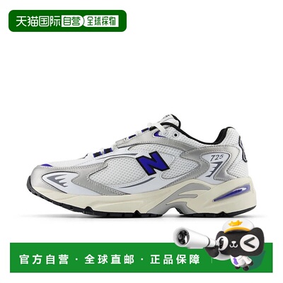 日本直邮new balance-New Balance ML725 CI D运动鞋：银X蓝色New