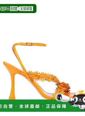 1h可退 香港直邮潮奢 BY FAR 女士 凉鞋 orange橙色 舒适时尚