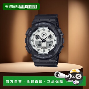 【日本直邮】G Shock卡西欧 男士手表 黑色 GA-100WD-1AJF腕表