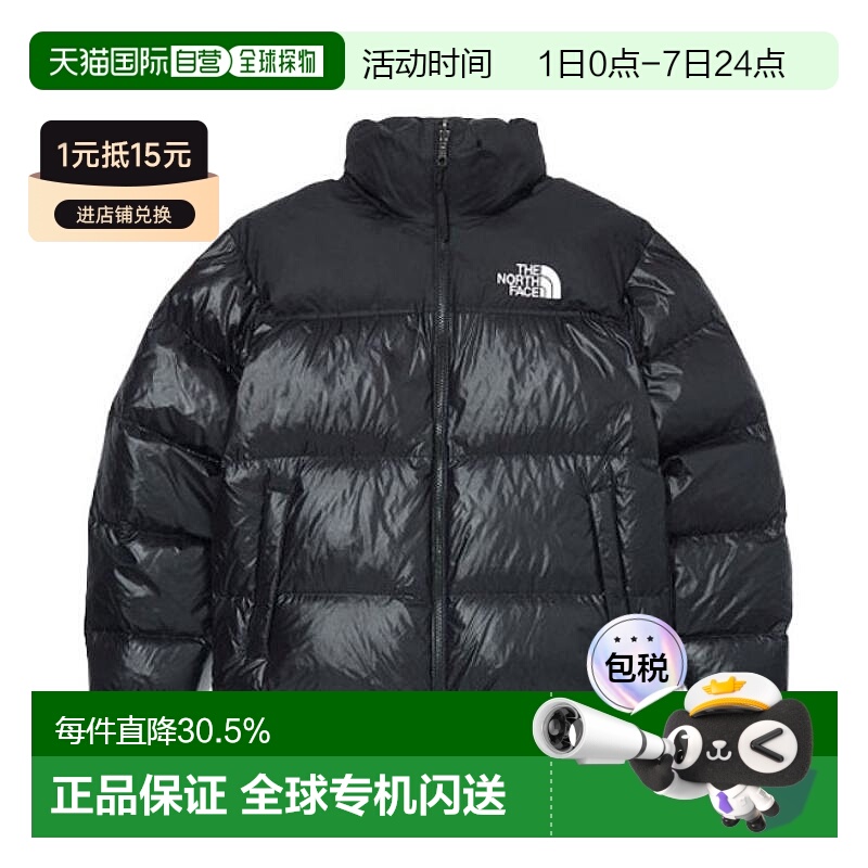 韩国直邮TheNorthFace北面男女同款立领羽绒服保暖外套秋冬黑色