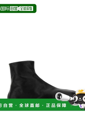 香港直邮The Row 女士 Stella 黑色皮质短靴 F1724N66SH02BLK