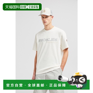 针织 镜面logo棉质T恤短袖 欧洲直邮MONCLER 2025新品