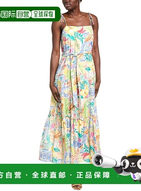 自营 Julia Jordan Flex Midi连衣裙-黄色 美国奥莱直发