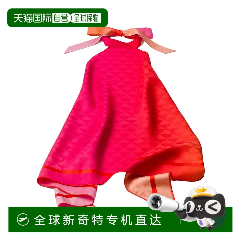 1h可退 香港直邮PRADA 女士披肩 1FF0382C8SF0029 CO 红色 真丝吊