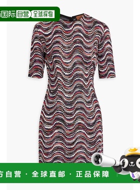 1h可退 香港直邮MISSONI 米索尼 女士 Z字形连衣裙 DS23WG31BR00N