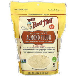 香港直发Bob'S Red Mill鲍勃红磨坊细杏仁粉提取去皮原材料453g