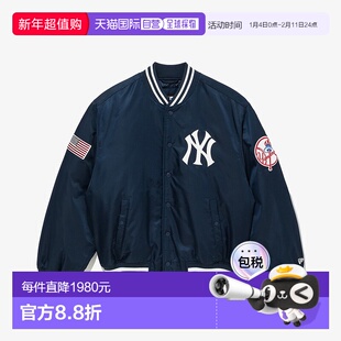韩国直邮NEW ERA 海军蓝 MLB 纽约洋基队正品运动场夹克 14742064